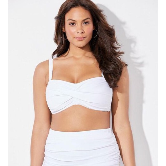 Swimsuits For All Other - Valentine Ruched Bandeau Bikini Top